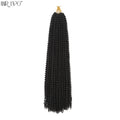 Crochet hair extensions single strand, long black curly crochet texture