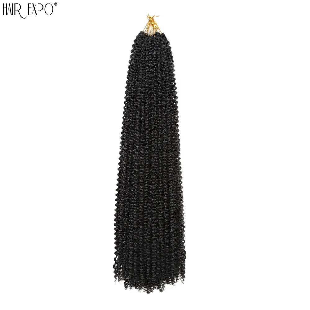 Crochet hair extensions single strand, long black curly crochet texture