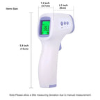 Non-Contact Infrared Forehead Thermometer — LED Display, Baby & Adult