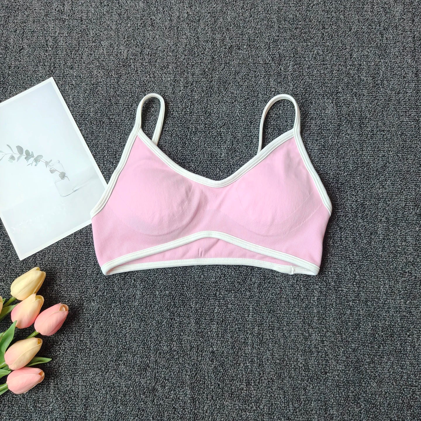 Seamless Yoga Bra & Shorts Set — Polyester