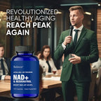 NAD+ Supplements with Resveratrol & Vitamin B3 — Cellular Wellness Boost
