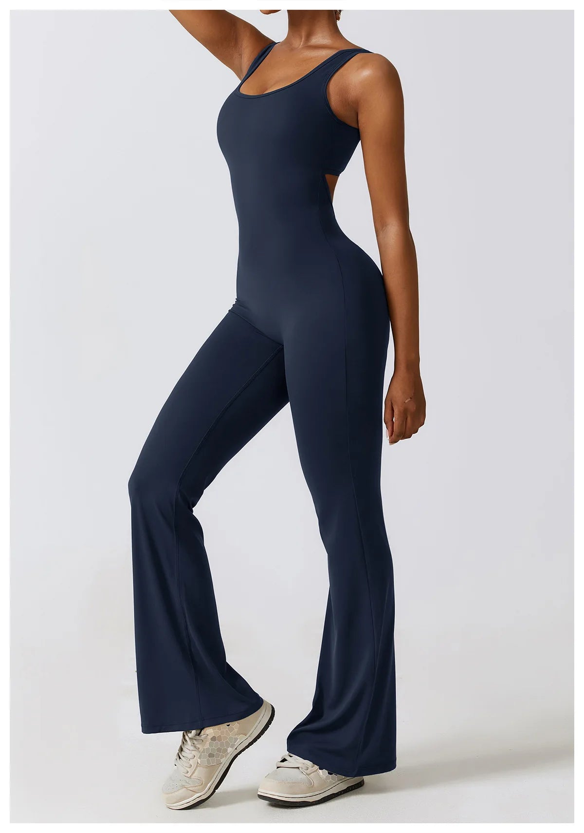 Push-Up Gym Bodysuit — Nylon & Spandex