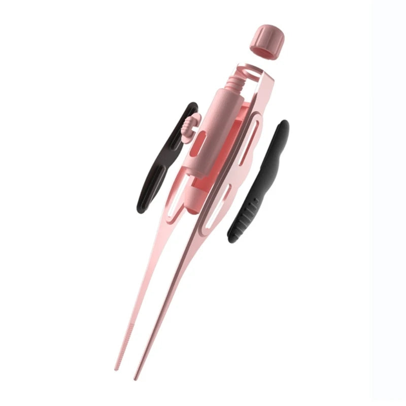 LED Ear Wax Removal Tweezers — Anti-Skid Earwax Cleaning Tool with Light