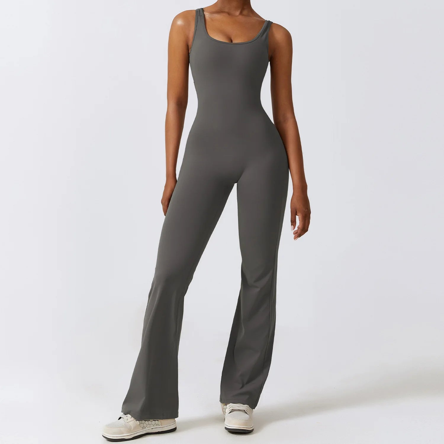 Push-Up Gym Bodysuit — Nylon & Spandex