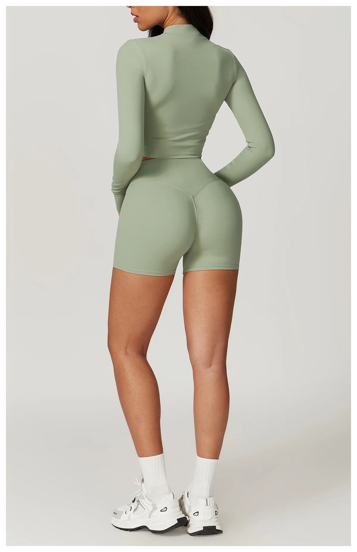 3-Piece Tracksuit Set — Nylon & Spandex