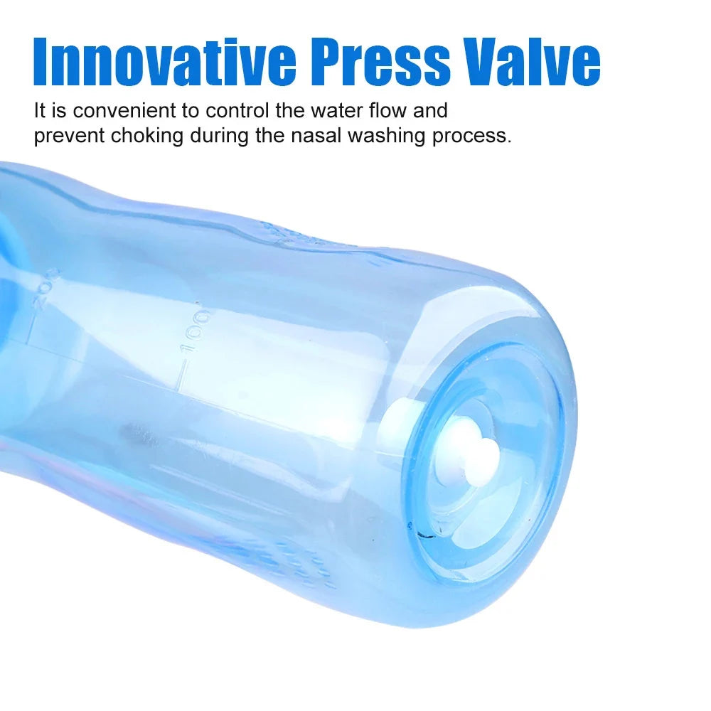 Professional Nasal Irrigator & Nose Wash Bottle — Rhinitis & Allergy Relief