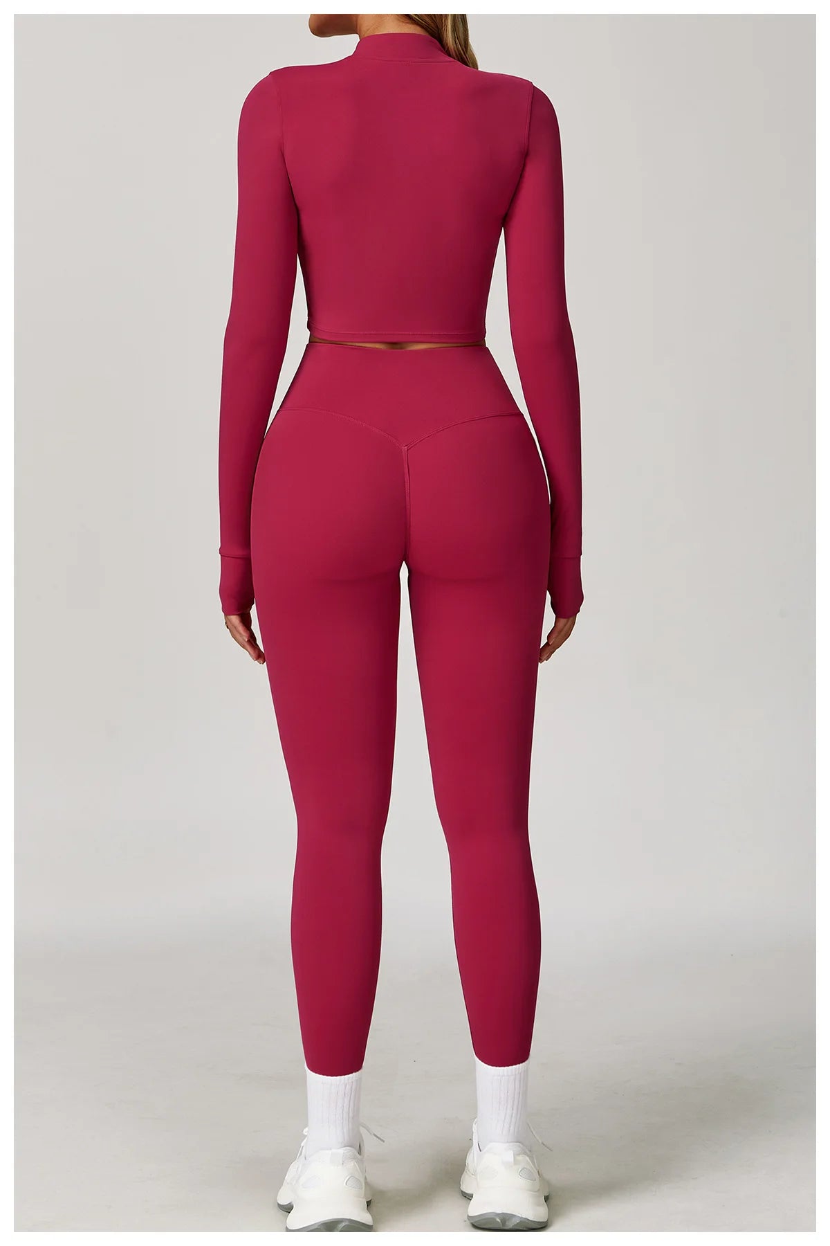 3-Piece Tracksuit Set — Nylon & Spandex
