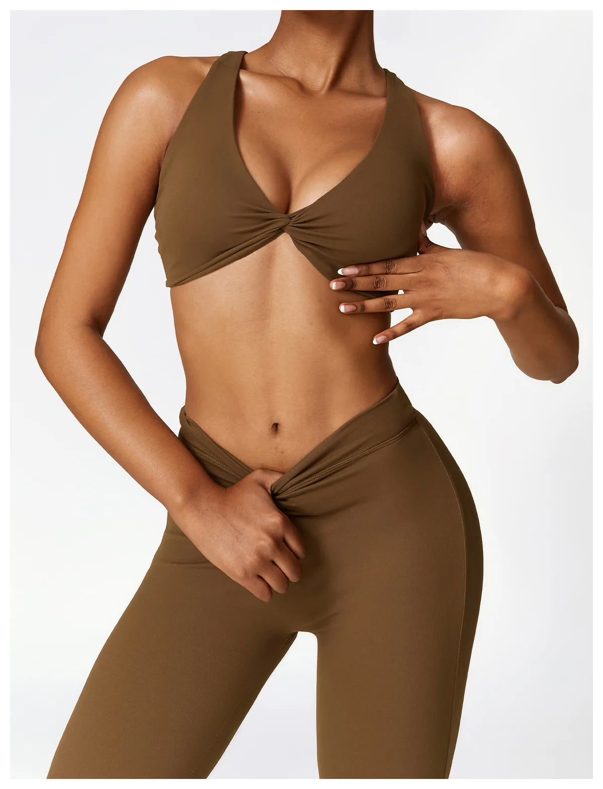 High Waist Flare Leggings — Nylon & Spandex