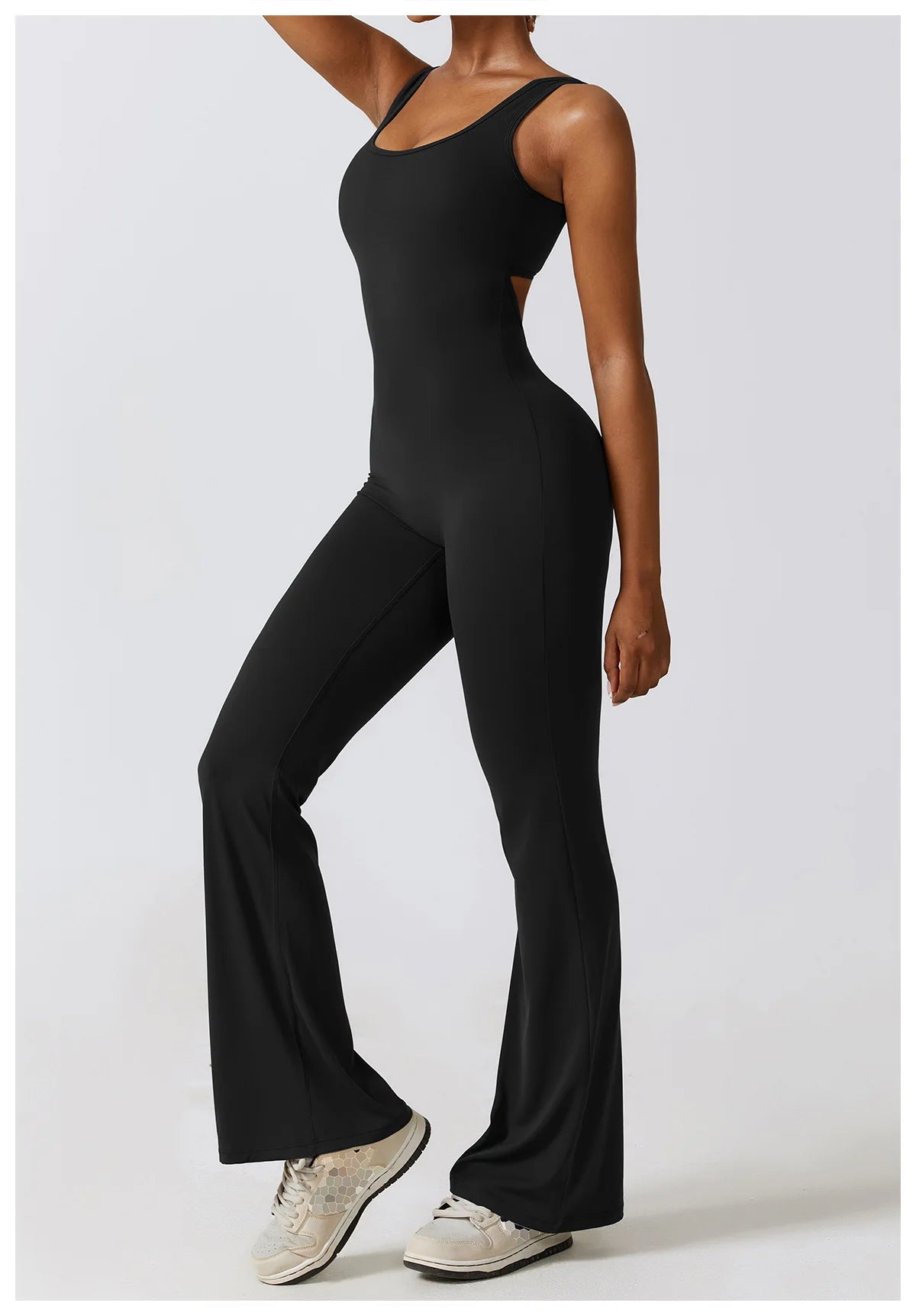 Push-Up Gym Bodysuit — Nylon & Spandex