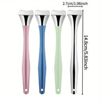 Facial blackhead removal tools, four colors with stainless heads and size markers