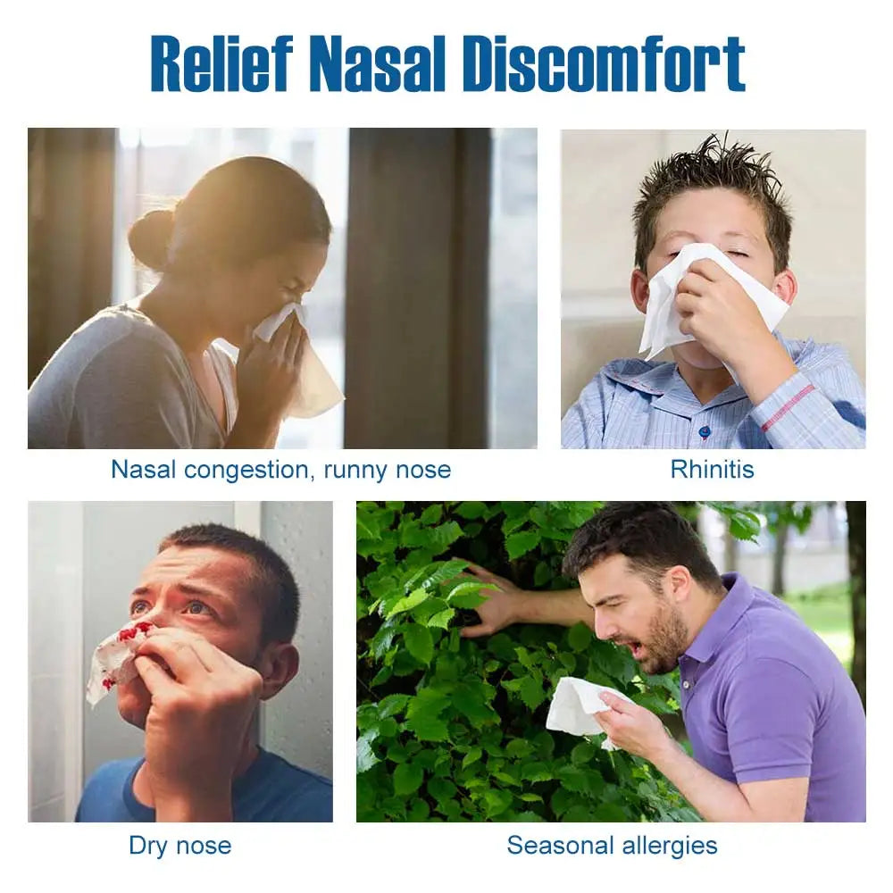 Professional Nasal Irrigator & Nose Wash Bottle — Rhinitis & Allergy Relief