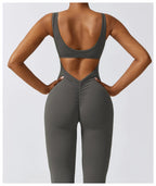 Push-Up Gym Bodysuit — Nylon & Spandex