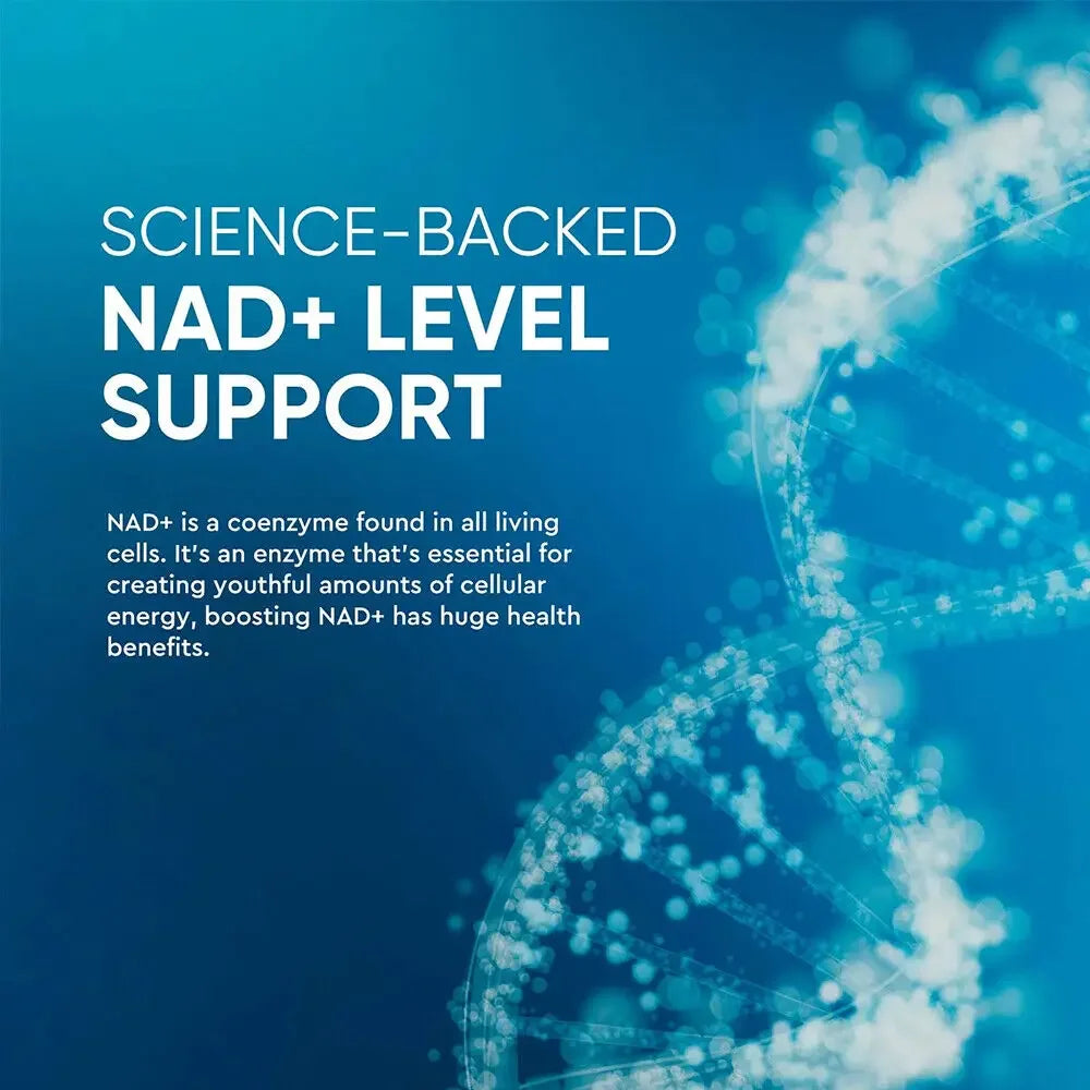 NAD+ Supplements with Resveratrol & Vitamin B3 — Cellular Wellness Boost