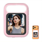 2.01" HD Selfie Monitor with Dual LED Fill Light Magnetic Attachment  Rear-Camera Selfie Assistant 48MP Clarity ﻿