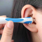 Silicone Ear Wax Remover Tool — 16 Replacement Tips, Safe Spiral Ear Cleaner