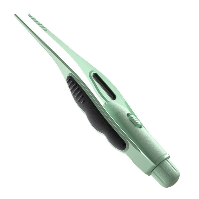 LED Ear Wax Removal Tweezers — Anti-Skid Earwax Cleaning Tool with Light