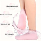 Silicone Moisturising Foot Socks — 2 Pack, Dry & Cracked Heel Care