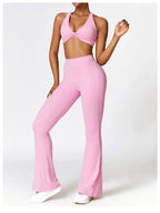 High Waist Flare Leggings — Nylon & Spandex