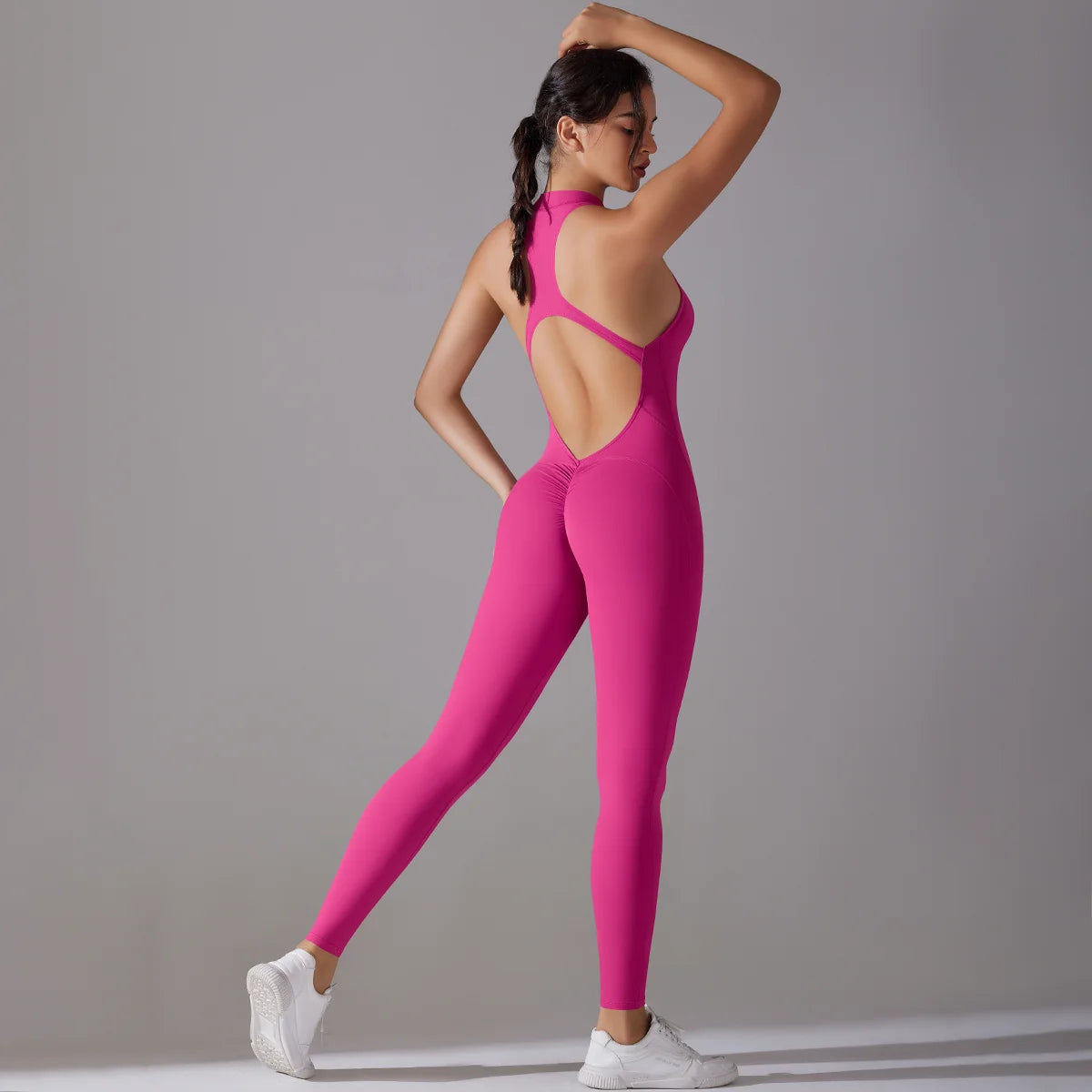 Tummy Control Sports Bodysuit — Nylon