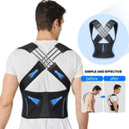 Adjustable Posture Corrector — Back Support Belt & Spine Alignment