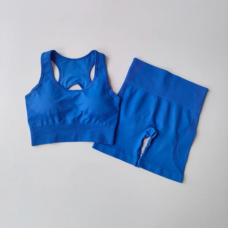 2-Piece Seamless Yoga Set — Nylon & Elastane