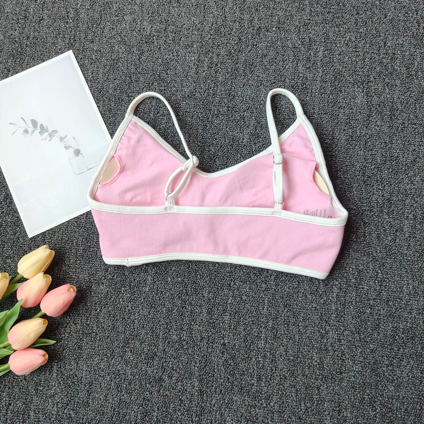 Seamless Yoga Bra & Shorts Set — Polyester