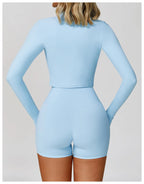 3-Piece Tracksuit Set — Nylon & Spandex