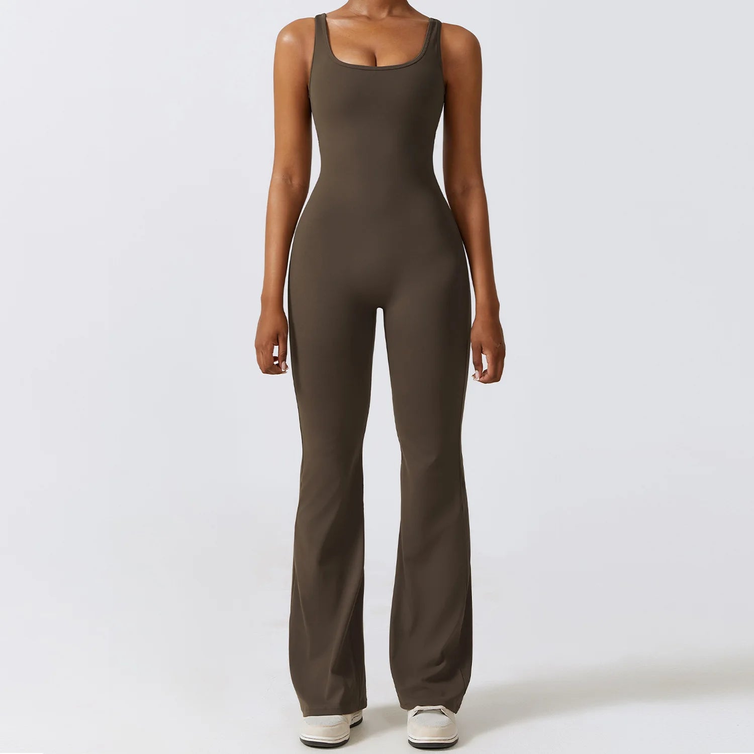 Push-Up Gym Bodysuit — Nylon & Spandex