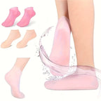 Silicone Moisturising Foot Socks — 2 Pack, Dry & Cracked Heel Care