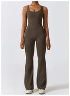 Push-Up Gym Bodysuit — Nylon & Spandex
