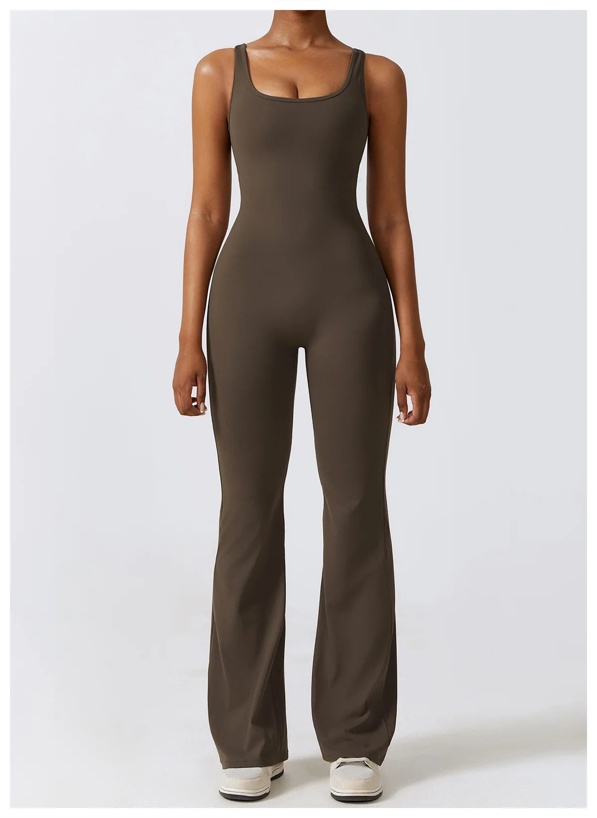 Push-Up Gym Bodysuit — Nylon & Spandex
