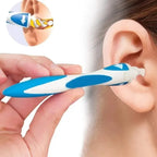 Silicone Ear Wax Remover Tool — 16 Replacement Tips, Safe Spiral Ear Cleaner