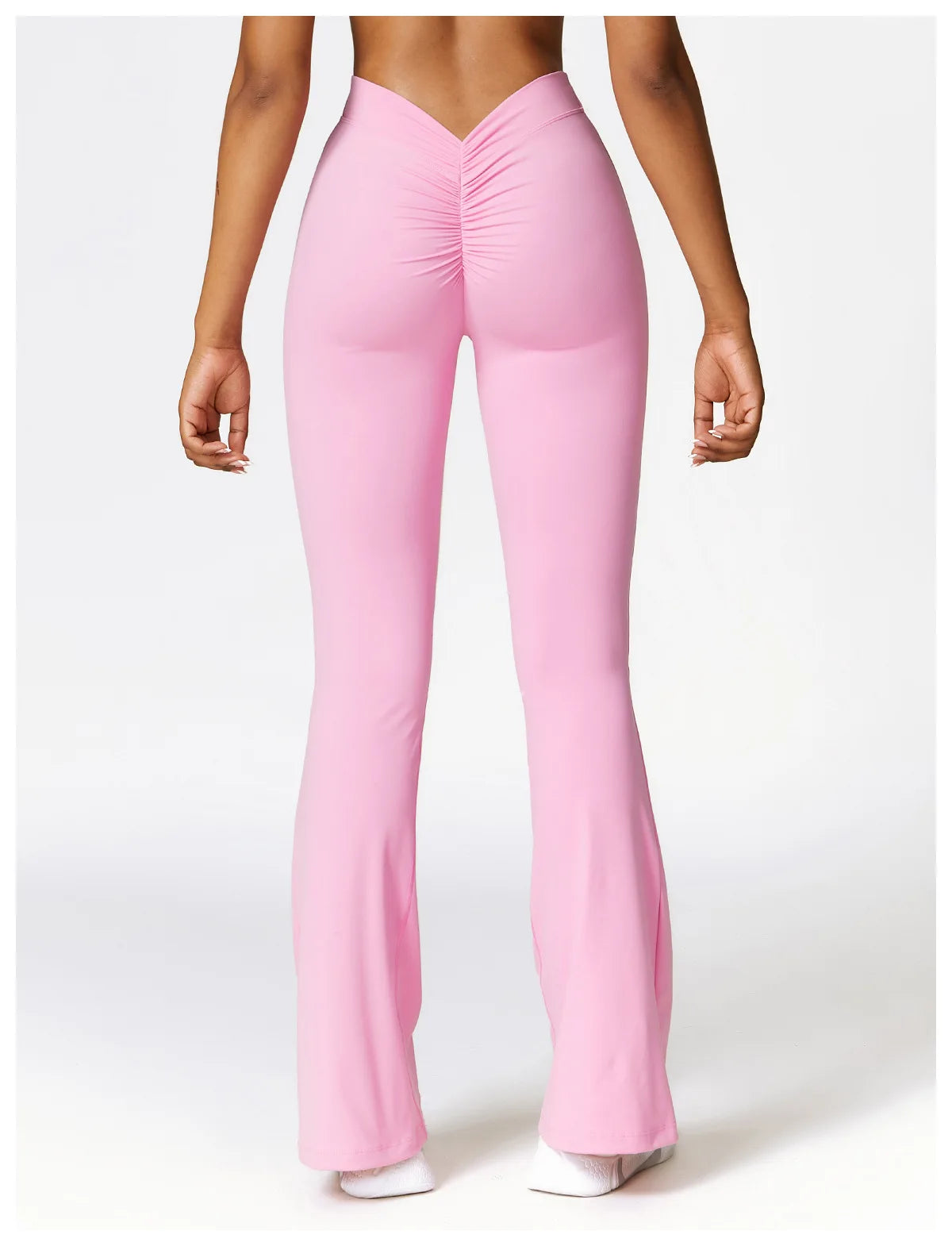 High Waist Flare Leggings — Nylon & Spandex