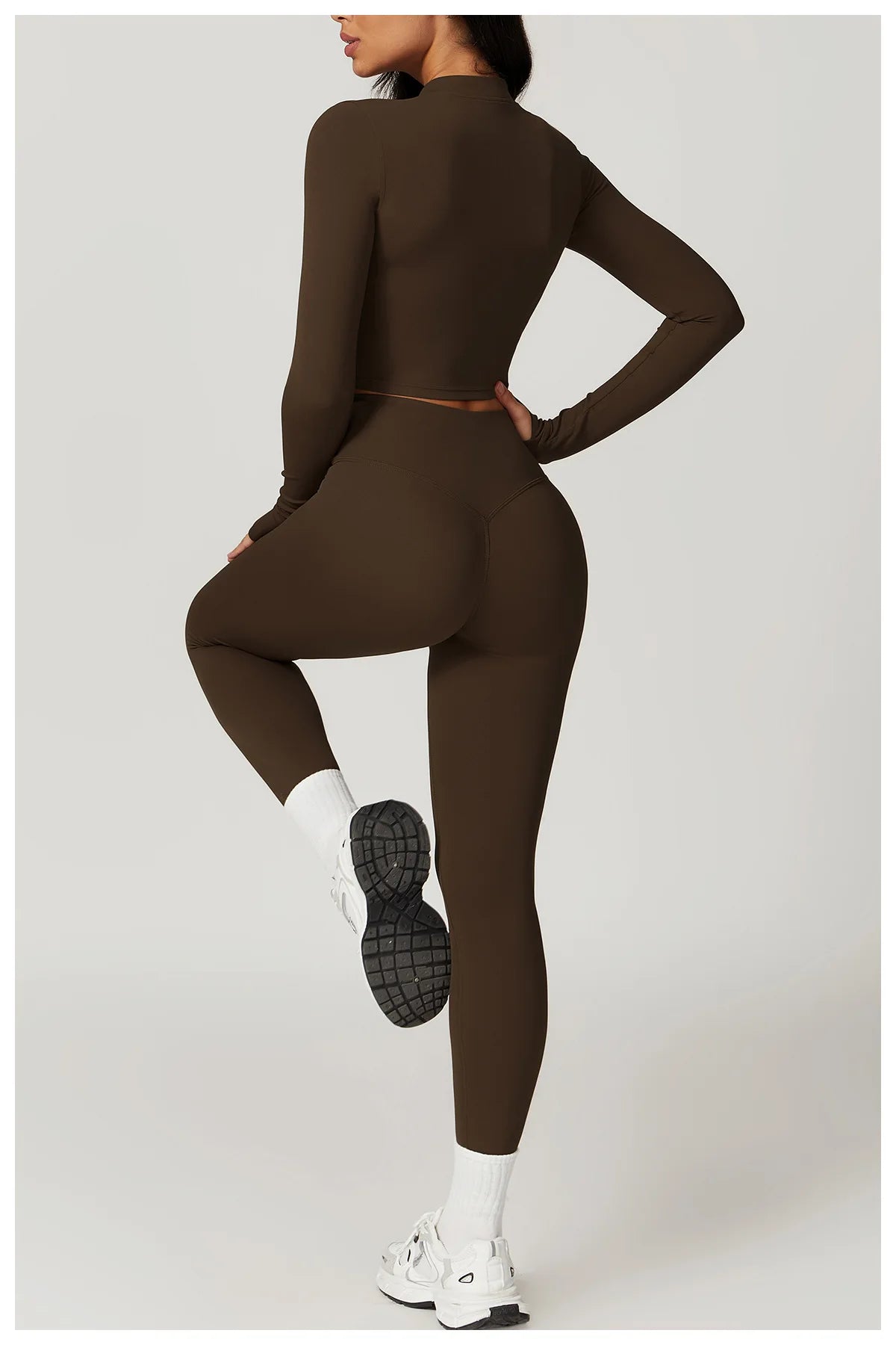 3-Piece Tracksuit Set — Nylon & Spandex