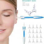 Silicone Ear Wax Remover Tool — 16 Replacement Tips, Safe Spiral Ear Cleaner