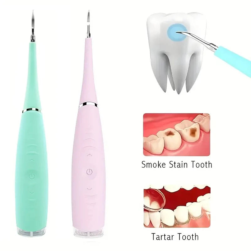 Electric Sonic Teeth Cleaner — Plaque & Tartar Remover for Home Use