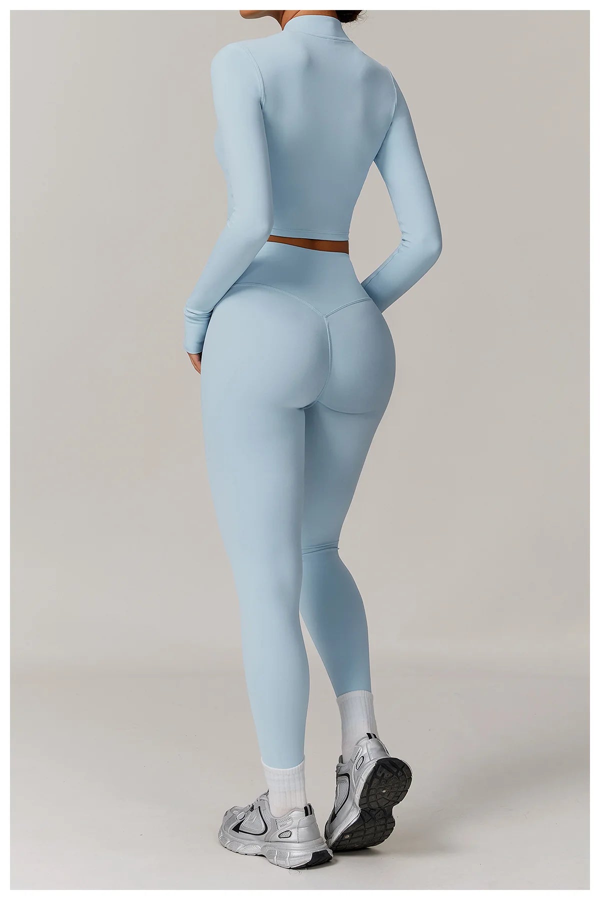 3-Piece Tracksuit Set — Nylon & Spandex
