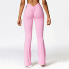 High Waist Flare Leggings — Nylon & Spandex