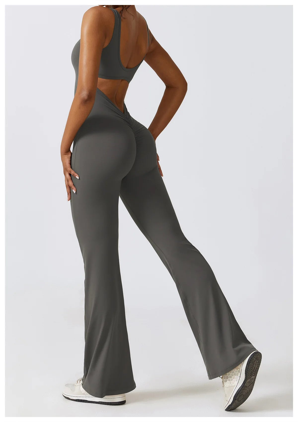 Push-Up Gym Bodysuit — Nylon & Spandex