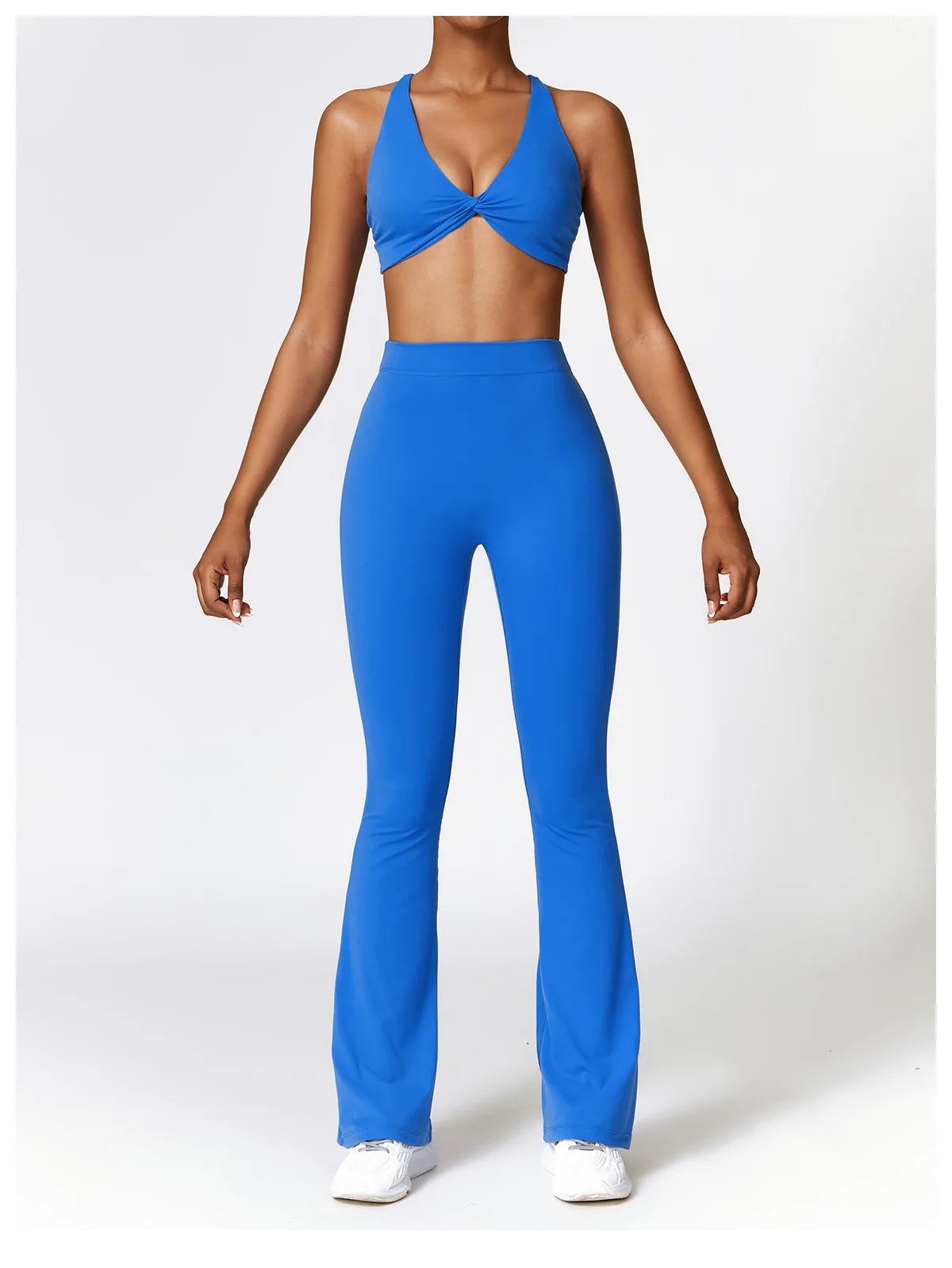 High Waist Flare Leggings — Nylon & Spandex