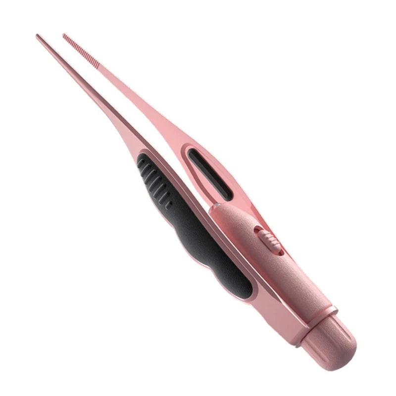 LED Ear Wax Removal Tweezers — Anti-Skid Earwax Cleaning Tool with Light