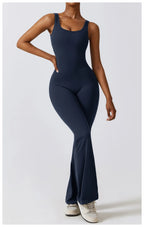 Push-Up Gym Bodysuit — Nylon & Spandex