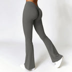High Waist Flare Leggings — Nylon & Spandex