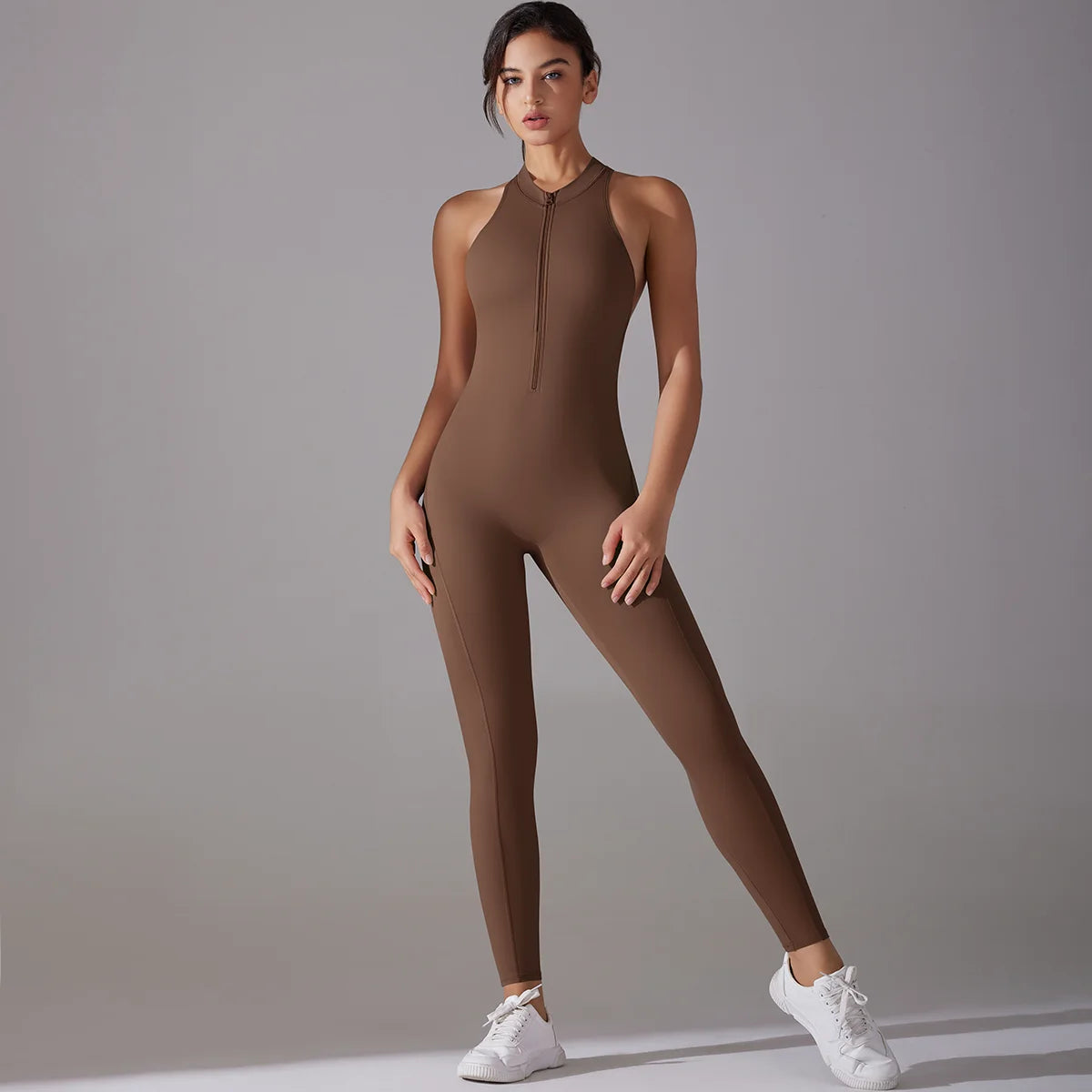 Tummy Control Sports Bodysuit — Nylon