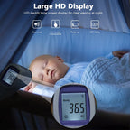 Non-Contact Infrared Forehead Thermometer — LED Display, Baby & Adult