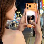 2.01" HD Selfie Monitor with Dual LED Fill Light Magnetic Attachment  Rear-Camera Selfie Assistant 48MP Clarity ﻿