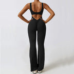 Push-Up Gym Bodysuit — Nylon & Spandex