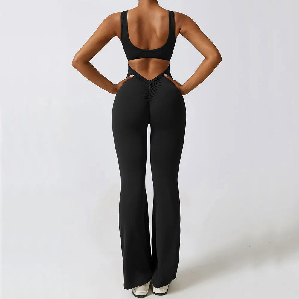Push-Up Gym Bodysuit — Nylon & Spandex