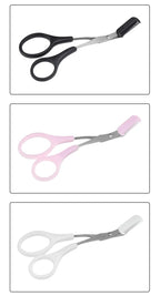 Eyebrow scissors with comb, black, pink and white versions