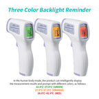 Non-Contact Infrared Forehead Thermometer — LED Display, Baby & Adult